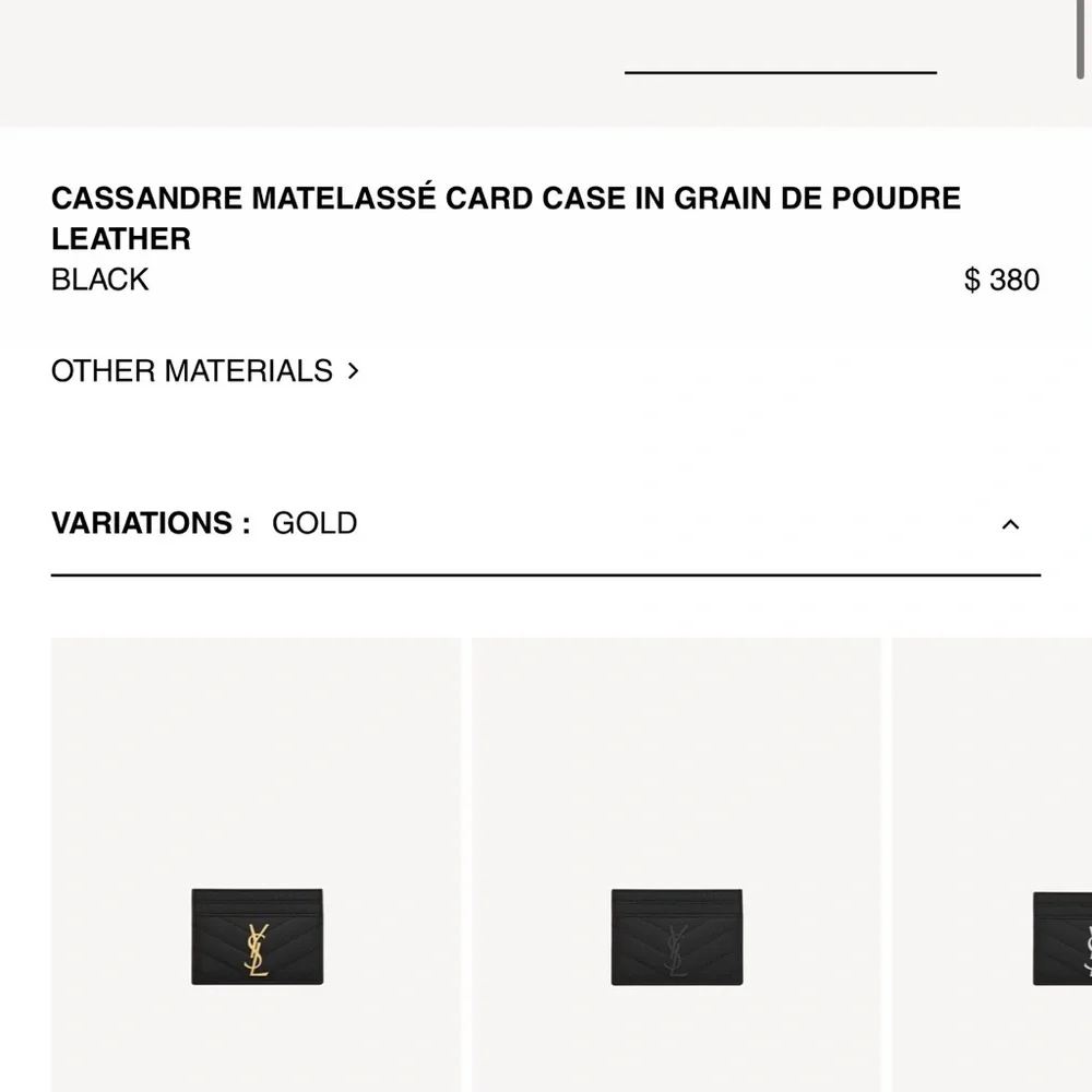 YSL Card Case - Picture 11 of 12